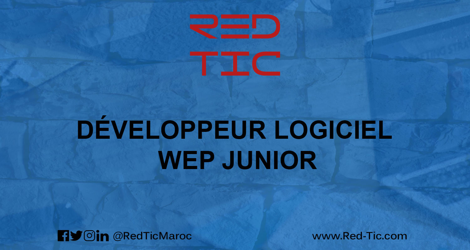 You are currently viewing DÉVELOPPEUR LOGICIEL WEP JUNIOR