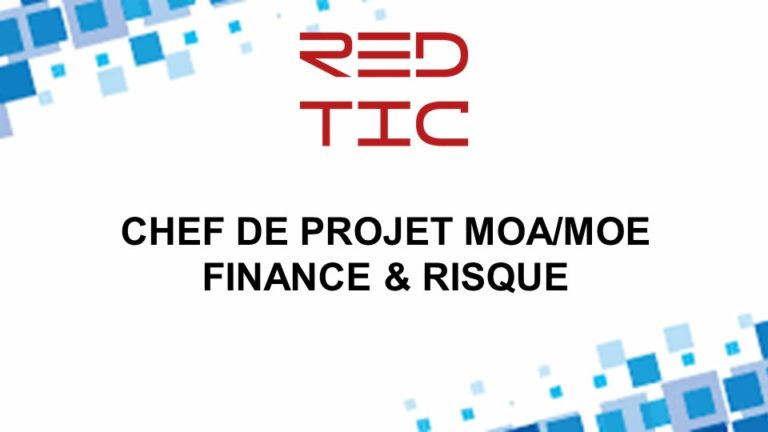 CHEF DE PROJET MOA/MOE FINANCE & RISQUE  RED TIC