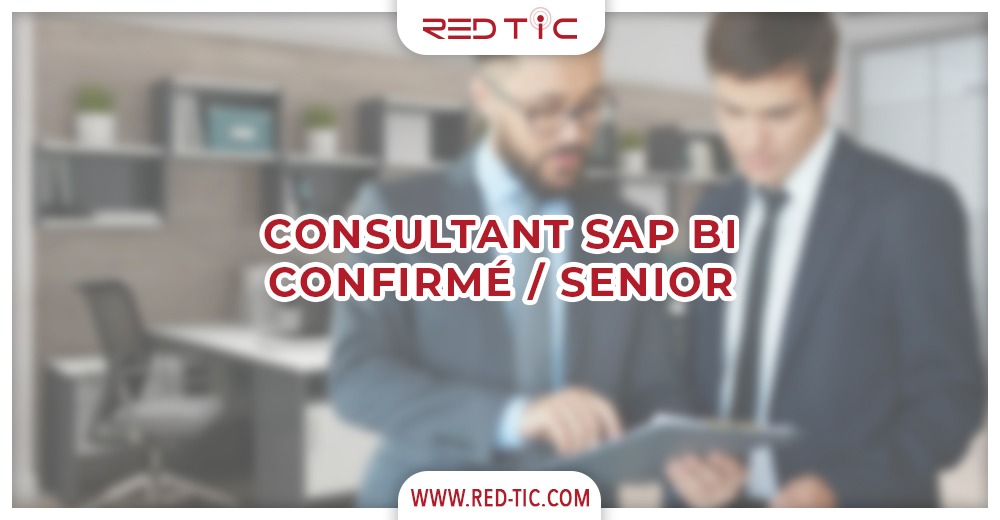 CONSULTANT SAP BI CONFIRMÉ/SENIOR